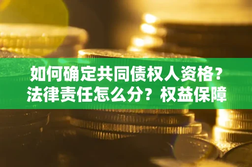 武汉如何确定共同债权人资格？法律责任怎么分？权益保障技巧揭秘！
