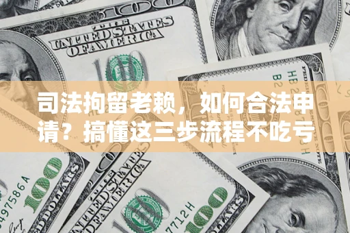 武汉司法拘留老赖，如何合法申请？搞懂这三步流程不吃亏！