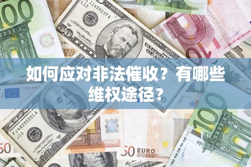 武汉如何应对非法催收？有哪些维权途径？