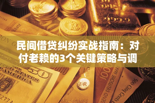 武汉民间借贷纠纷实战指南：对付老赖的3个关键策略与调解盲区解析