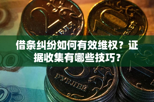 武汉借条纠纷如何有效维权？证据收集有哪些技巧？