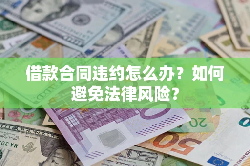 武汉借款合同违约怎么办？如何避免法律风险？