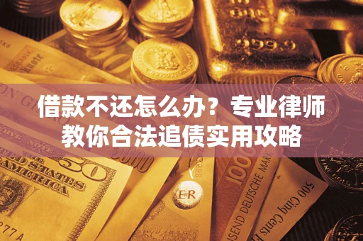武汉借款不还怎么办？专业律师教你合法追债实用攻略
