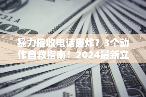武汉暴力催收电话轰炸？3个动作自救指南！2024最新立案标准全解析