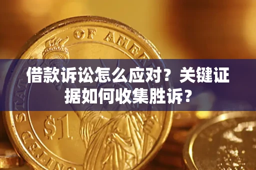武汉借款诉讼怎么应对？关键证据如何收集胜诉？