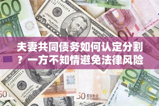 武汉夫妻共同债务如何认定分割？一方不知情避免法律风险必看！